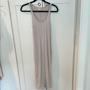 Light Pink Sleeveless Maxi Dress